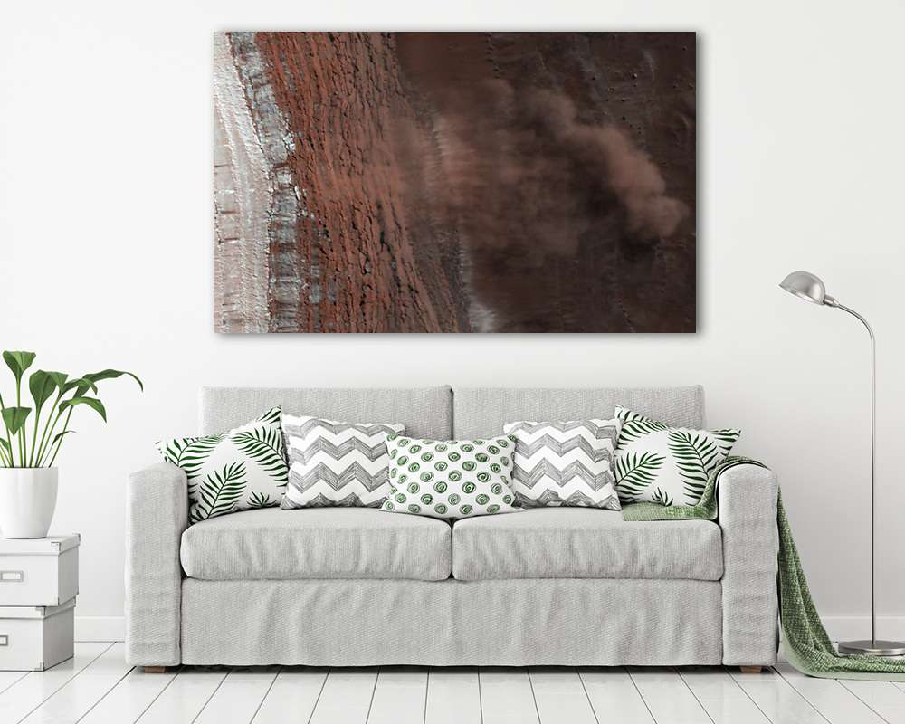 Akció közben: Porlavinák a MARS északi pólusánál (bögre) - vászonkép, falikép otthonra és irodába