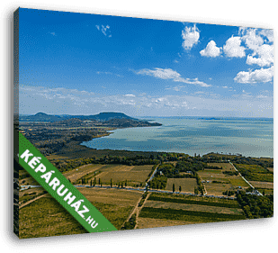 Balatoni panoráma (Balatongyörök) - vászonkép 3D látványterv