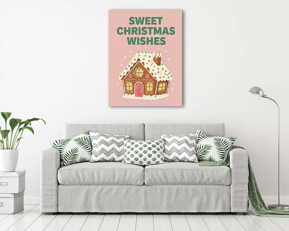 Sweet christmas wishes poszter (keretezett kép)