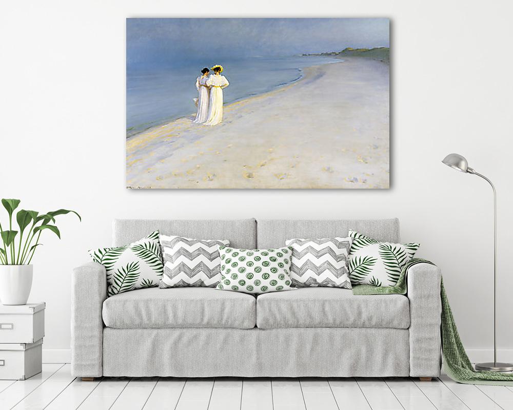 Nyári este a Skagen-i tengerparton (bögre) - vászonkép, falikép otthonra és irodába