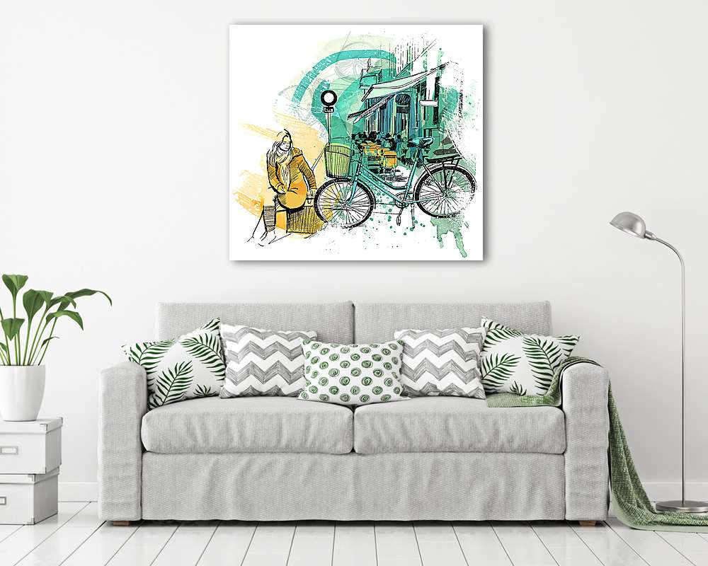 Ebédszünet (poszter) - vászonkép, falikép otthonra és irodába