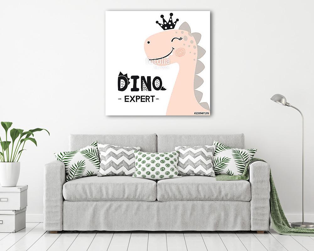 Dinó-szakértő (bögre) - vászonkép, falikép otthonra és irodába