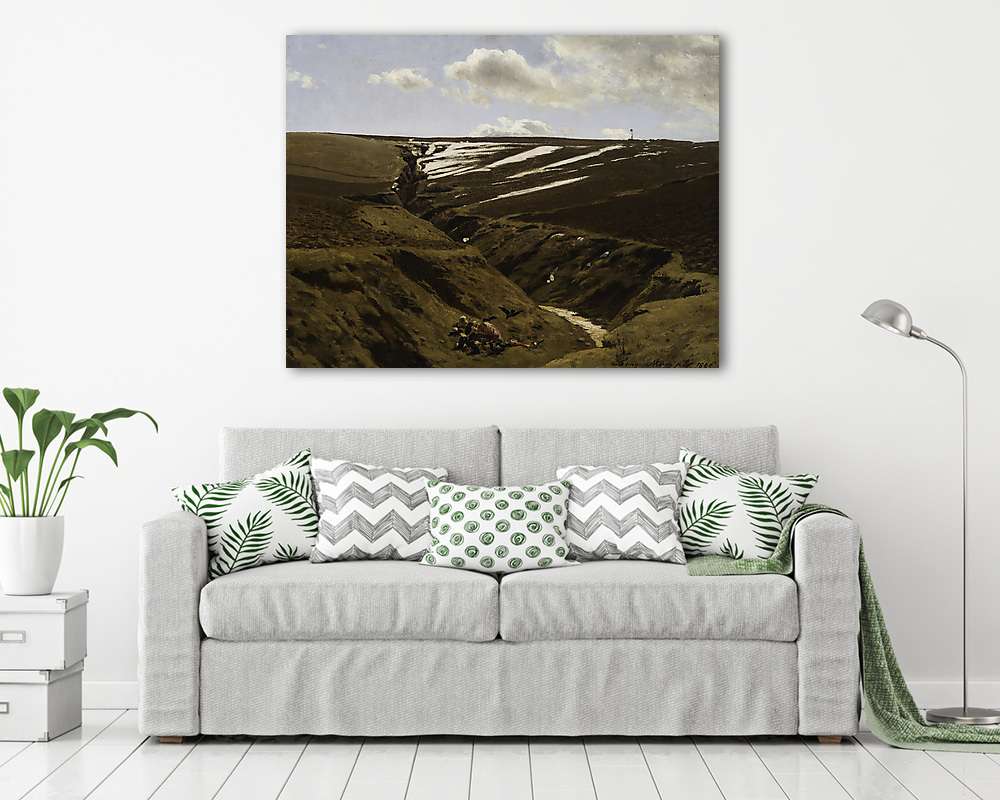 Hóolvadás (vászonkép) - vászonkép, falikép otthonra és irodába