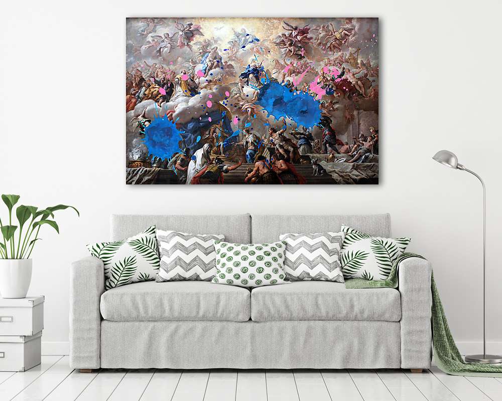 Splash 4. (Barokk & Graffiti) - vászonkép, falikép vásárlás Splash 4. (Barokk & Graffiti) (vászonkép) - vászonkép, falikép otthonra és irodába