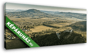 Gyönyörű látkép a Szigligeti-várral - vászonkép 3D látványterv Gyönyörű látkép a Szigligeti-várral - vászonkép 3D látványterv