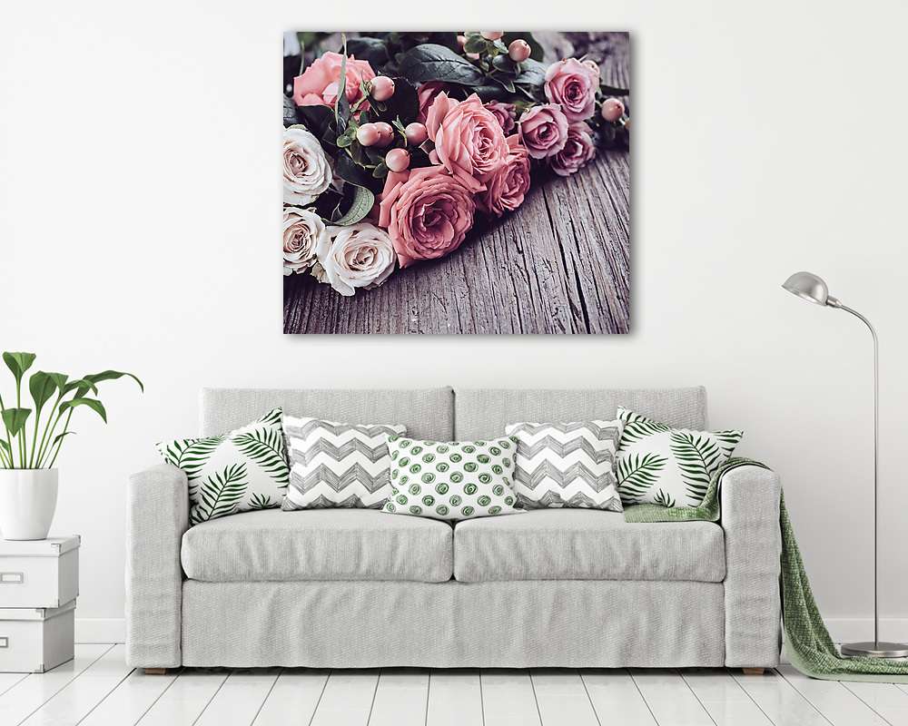 pink and beige roses - vászonkép, falikép vásárlás pink and beige roses (többrészes kép) - vászonkép, falikép otthonra és irodába