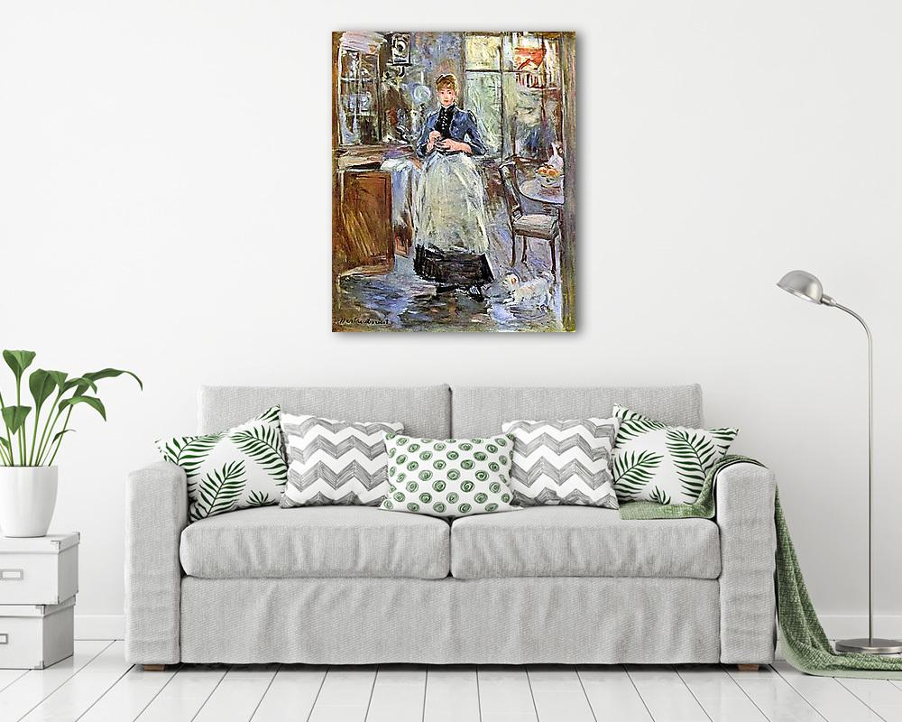 Az ebédlőben (bögre) - vászonkép, falikép otthonra és irodába