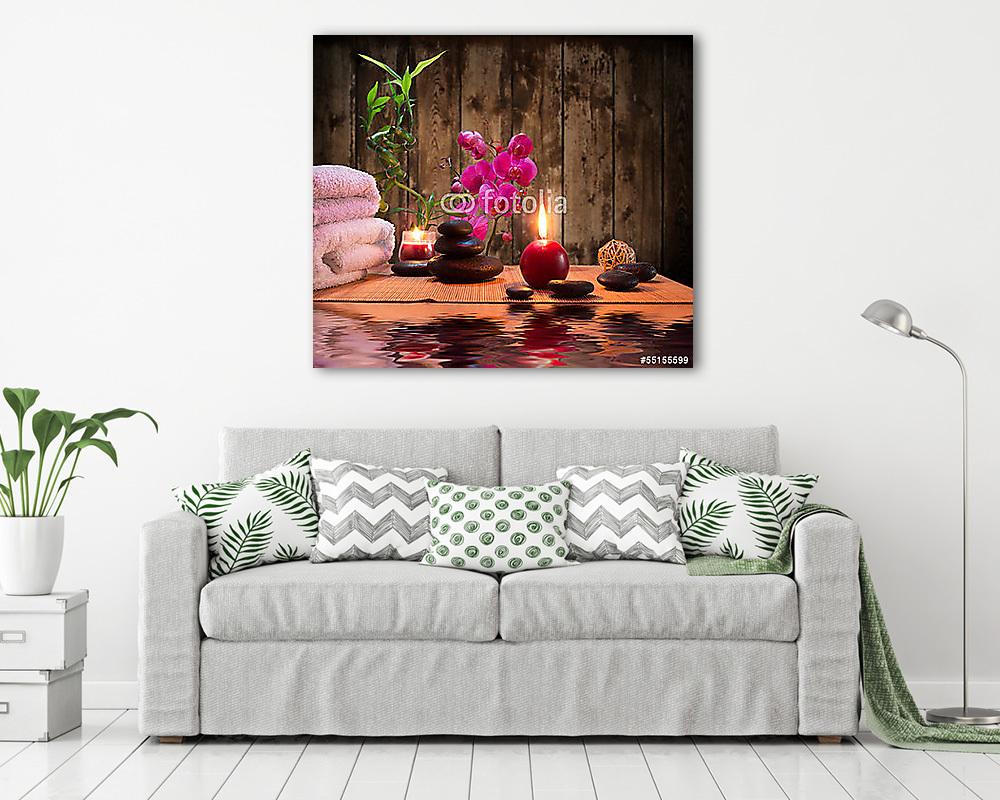masszázs - bambusz - orchidea, törölköző, gyertya kövek - vászonkép, falikép vásárlás masszázs - bambusz - orchidea, törölköző, gyertya kövek (poszter) - vászonkép, falikép otthonra és irodába