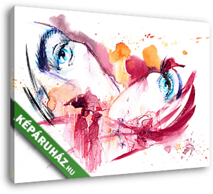 szerelem - vászonkép 3D látványterv szerelem - vászonkép 3D látványterv