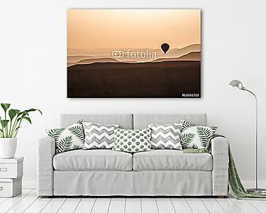 Messzi horizont hőlégballonnal (vászonkép) - vászonkép, falikép otthonra és irodába