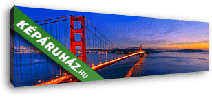 Golden Gate Bridge, San Francisco, Kalifornia - vászonkép 3D látványterv
