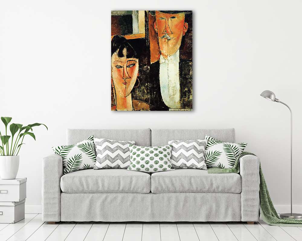 Menyasszony és a vőlegény (vászonkép) - vászonkép, falikép otthonra és irodába