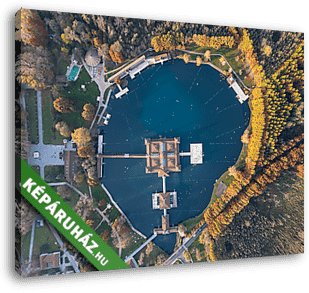 Hévíz a levegőből II. - vászonkép 3D látványterv Hévíz a levegőből II. - vászonkép 3D látványterv