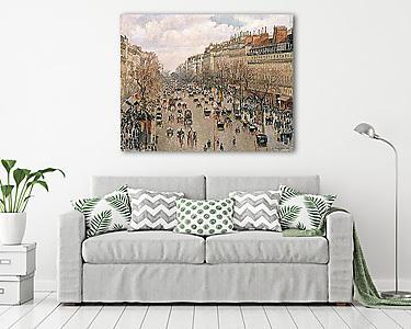 A Montmartre sugárút nyáron (vászonkép) - vászonkép, falikép otthonra és irodába