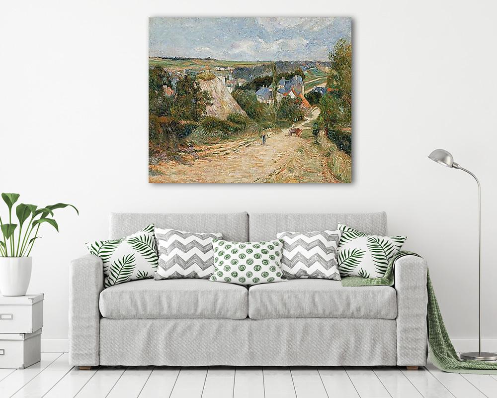 Út Osny faluba (vászonkép) - vászonkép, falikép otthonra és irodába