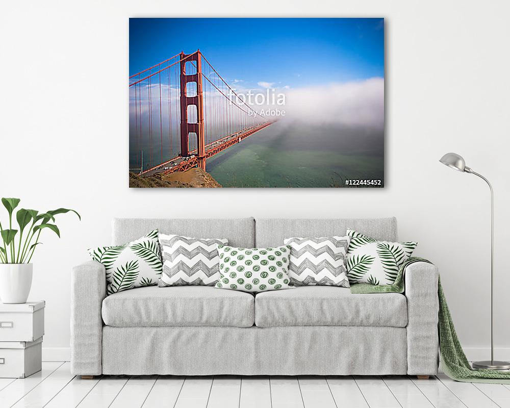Golden Gate híd (vászonkép) - vászonkép, falikép otthonra és irodába