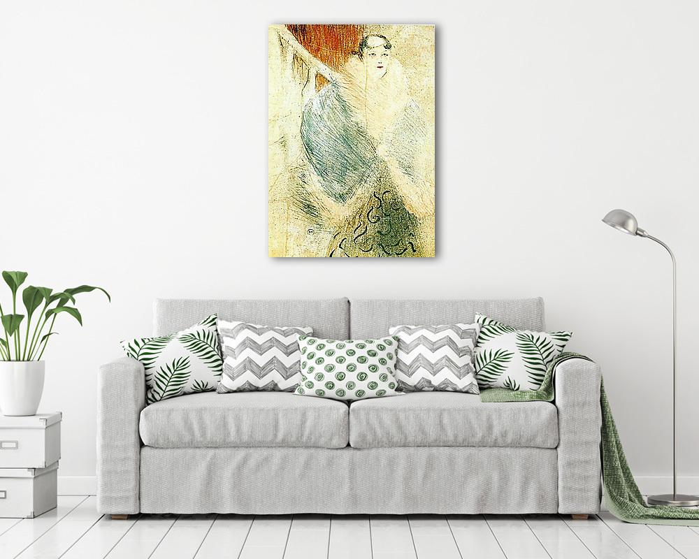 Elsa dite la Liennoise (keretezett kép) - vászonkép, falikép otthonra és irodába