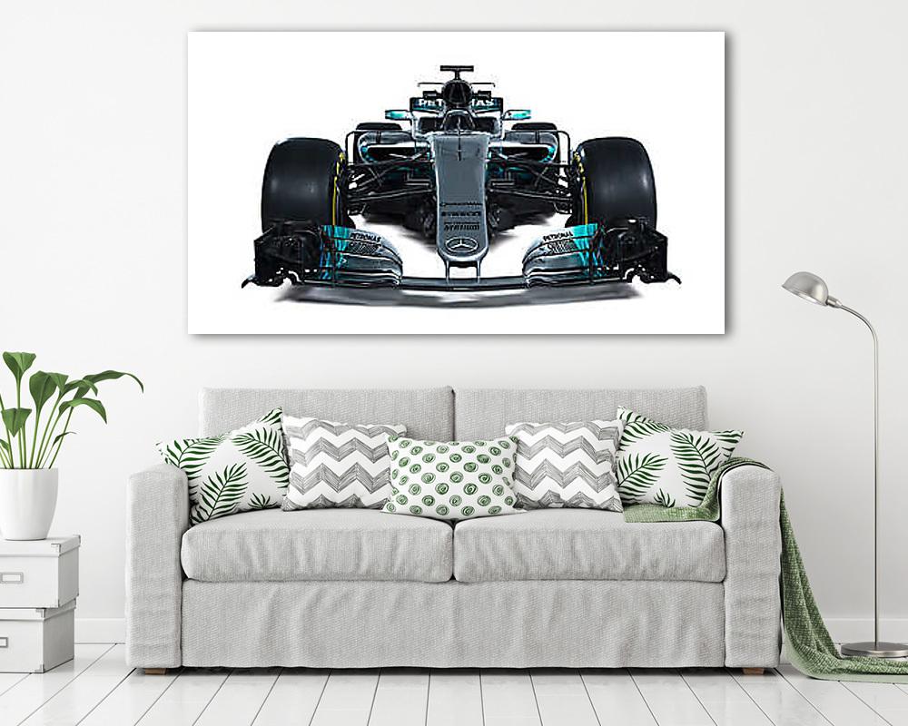 Mercedes AMG F1 Front (keretezett kép) - vászonkép, falikép otthonra és irodába