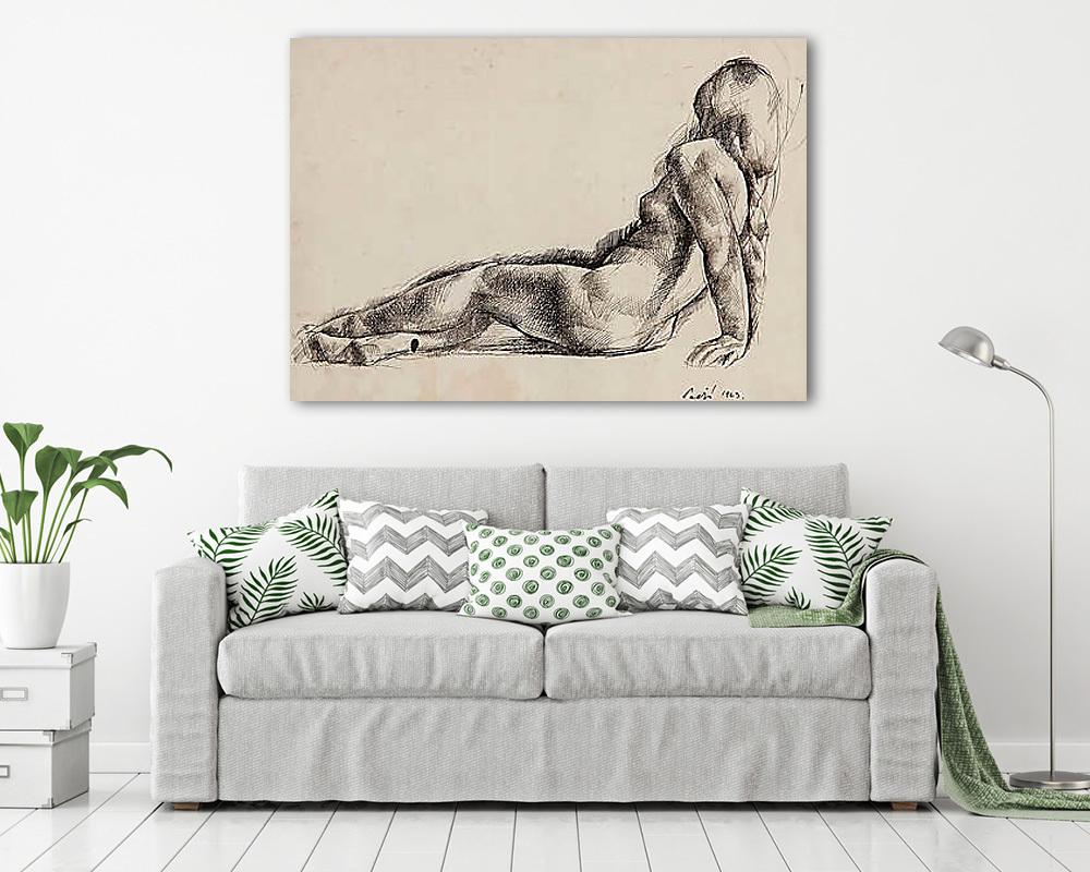 Női akt - vászonkép, falikép vásárlás Női akt (vászonkép) - vászonkép, falikép otthonra és irodába