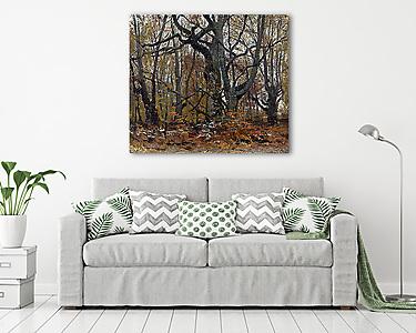 Erdő ősszel (vászonkép) - vászonkép, falikép otthonra és irodába