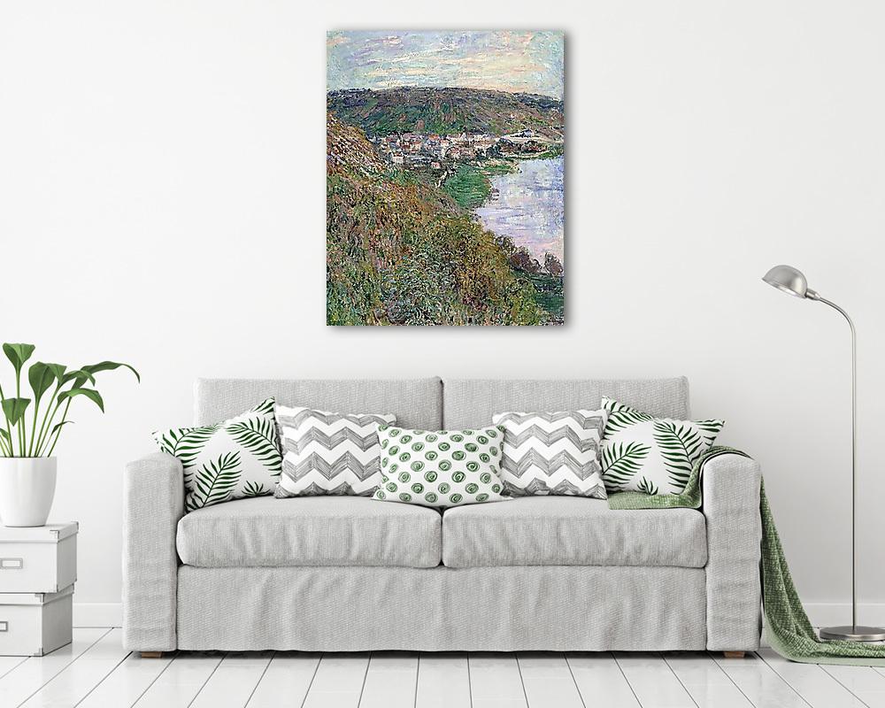 Vétheuil látképe (1880) - vászonkép, falikép vásárlás Vétheuil látképe (1880) (bögre) - vászonkép, falikép otthonra és irodába