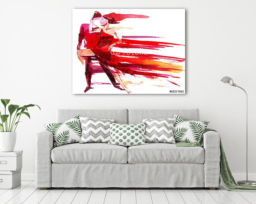 táncpár (fotótapéta) - vászonkép, falikép otthonra és irodába