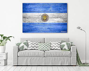 Argentína lobogója (vászonkép) - vászonkép, falikép otthonra és irodába