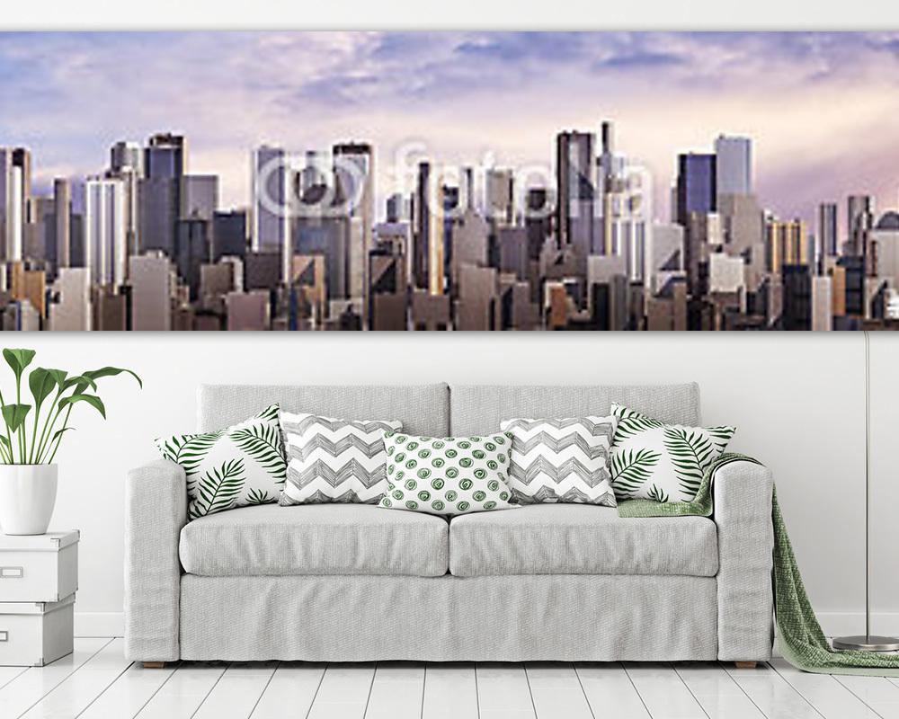 Nap város panoráma / 3D-s renderelés a nappali modern város alat - vászonkép, falikép vásárlás Nap város panoráma / 3D-s renderelés a nappali modern város alat (vászonkép) - vászonkép, falikép otthonra és irodába