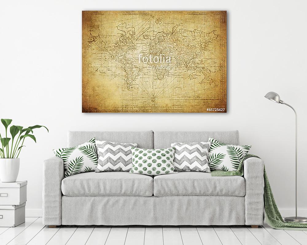 A világ 1778-as évjárata (vászonkép) - vászonkép, falikép otthonra és irodába