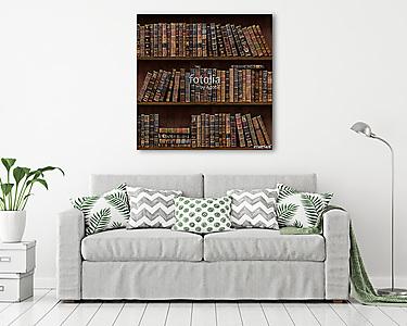 Books seamless texture. tiled with other  textures in my gallery (vászonkép) - vászonkép, falikép otthonra és irodába