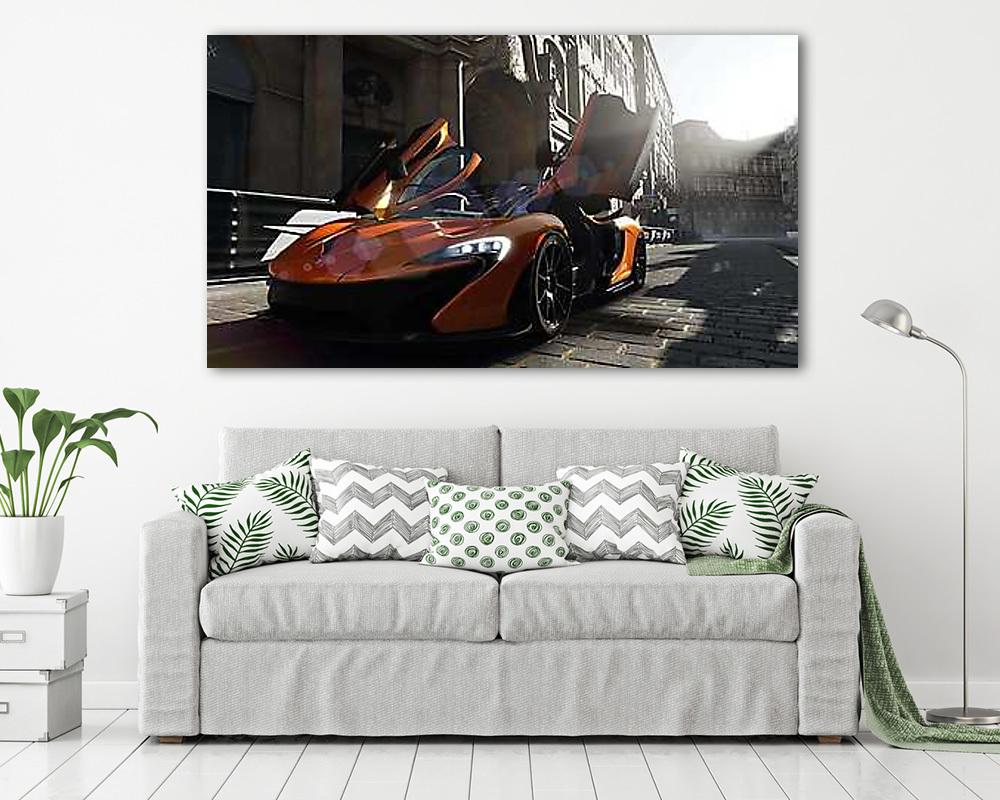 McLaren Orange (többrészes kép) - vászonkép, falikép otthonra és irodába