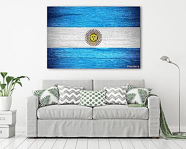 Argentína zászlója (vászonkép) - vászonkép, falikép otthonra és irodába