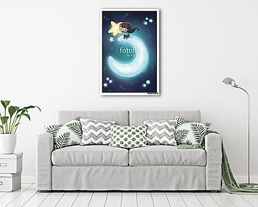 A Holdon lecsúszni (vászonkép) - vászonkép, falikép otthonra és irodába