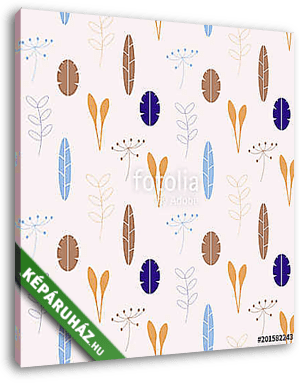 flower pattern background - vászonkép 3D látványterv