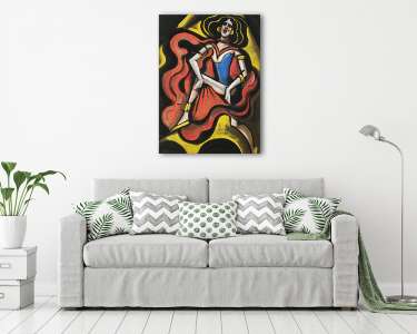 Táncosnő (vászonkép) - vászonkép, falikép otthonra és irodába