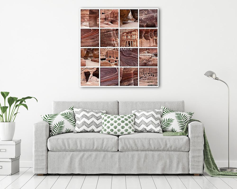 Petra - homokkő - vászonkép, falikép vásárlás Petra - homokkő (vászonkép) - vászonkép, falikép otthonra és irodába