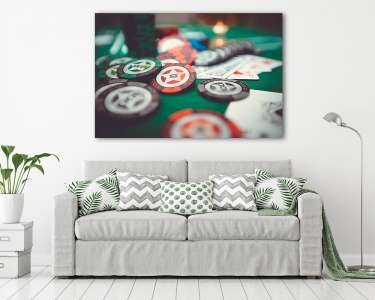 Poker (vászonkép) - vászonkép, falikép otthonra és irodába