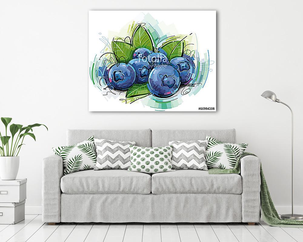 Digitális áfonya - vászonkép, falikép vásárlás Digitális áfonya (vászonkép) - vászonkép, falikép otthonra és irodába