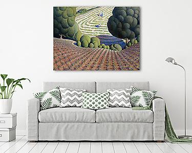 Kukoricaföld (vászonkép) - vászonkép, falikép otthonra és irodába