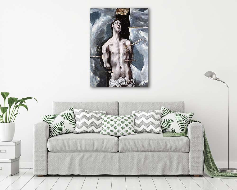 Szent Sebestyén (bögre) - vászonkép, falikép otthonra és irodába