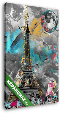 Paris (MenzArt) - vászonkép 3D látványterv