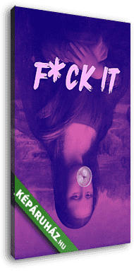F&ck it - Mona Lisa (Barokk & Graffiti) - vászonkép 3D látványterv