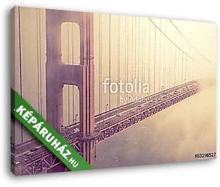 Golden Gate híd forgalma - vászonkép 3D látványterv