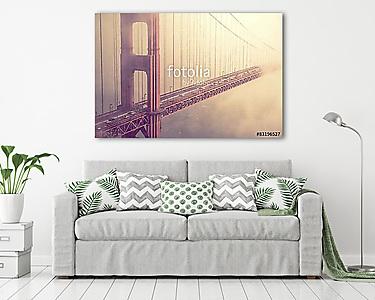 Golden Gate híd forgalma (vászonkép) - vászonkép, falikép otthonra és irodába