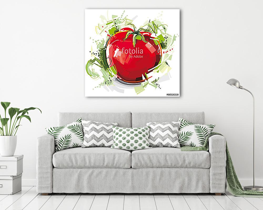 Vázlatos paradicsom (bögre) - vászonkép, falikép otthonra és irodába