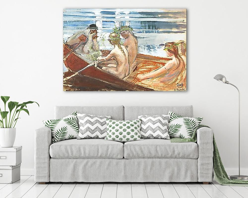 Vainamoinen with Maidens (vászonkép) - vászonkép, falikép otthonra és irodába