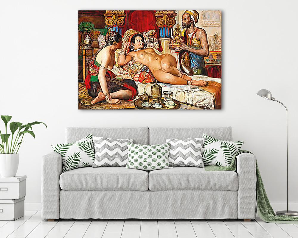 Hárem (többrészes kép) - vászonkép, falikép otthonra és irodába