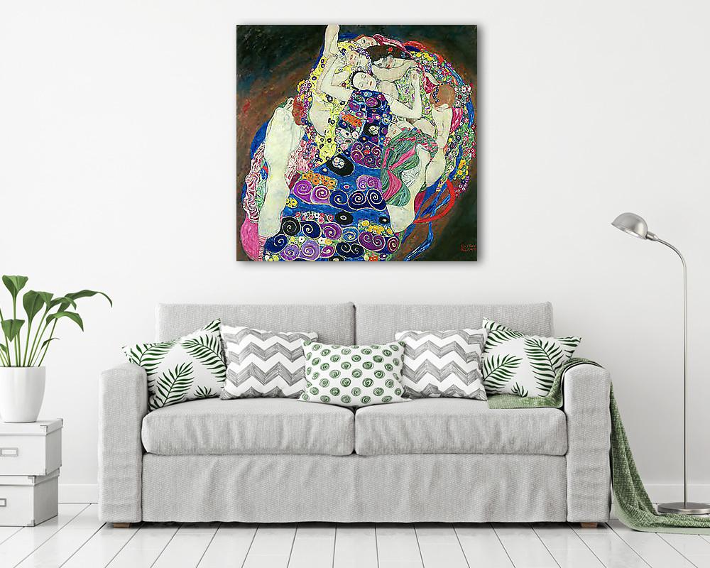 Szüzek (színverzió 1.) (vászonkép) - vászonkép, falikép otthonra és irodába