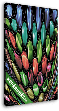 Tulipánok - vászonkép 3D látványterv