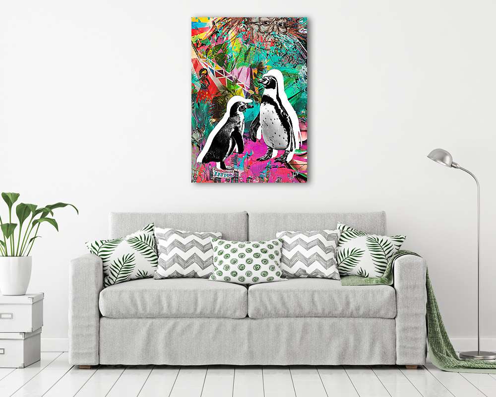 Penguin (MenzArt) - vászonkép, falikép vásárlás Penguin (MenzArt) (fotótapéta) - vászonkép, falikép otthonra és irodába